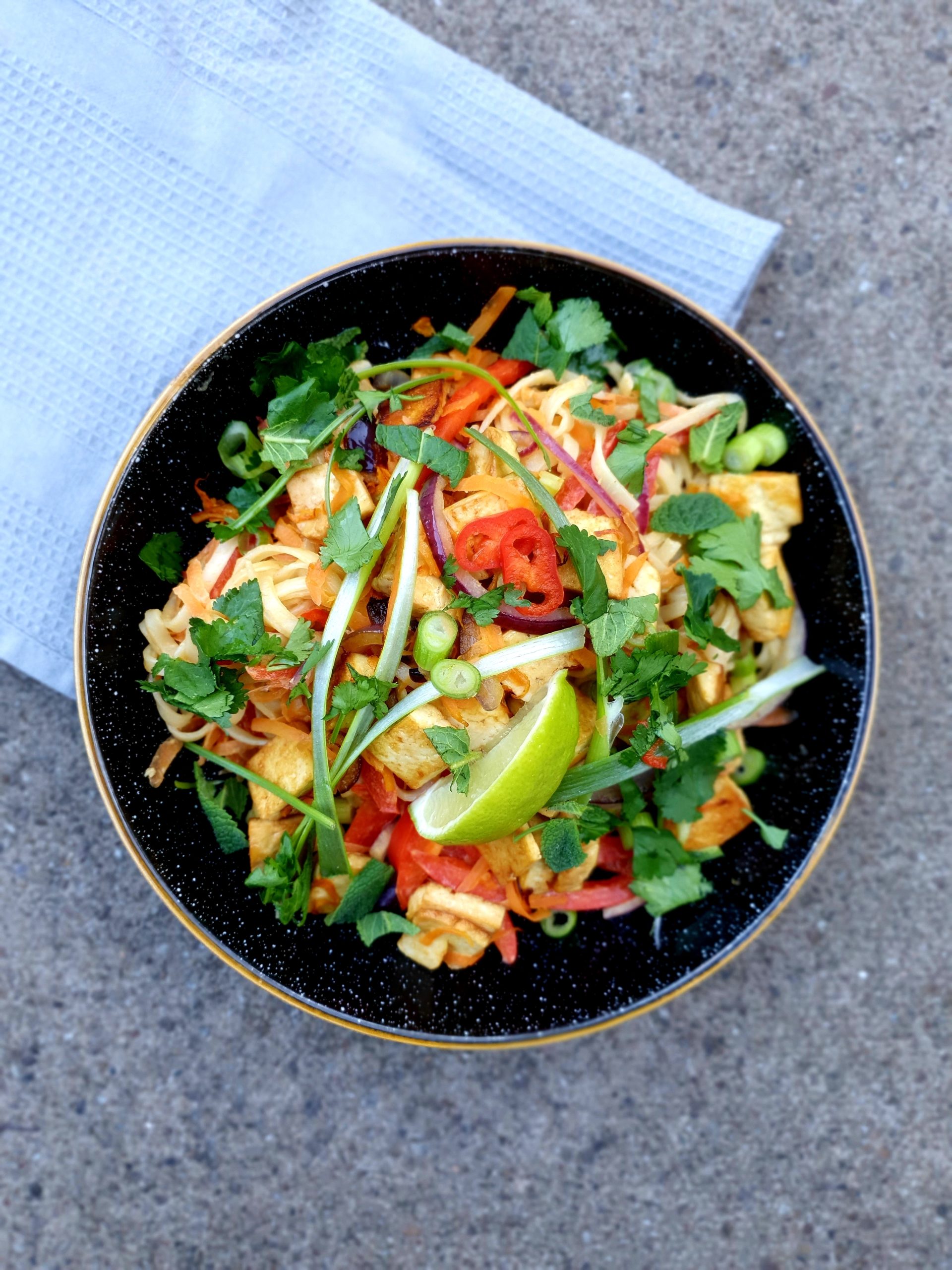 Tofu + Veggie Noodles - Tanyas Healthy Living